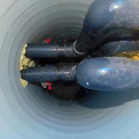 3. Сливаем воду с трубопровода между бассейном и оборудованием